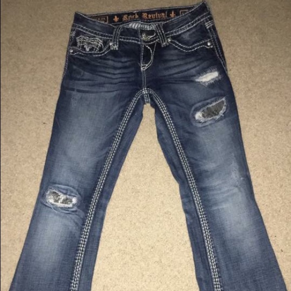 Rock revival bootcut jeans
